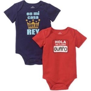 3/$13 Onesies: Spanish Words